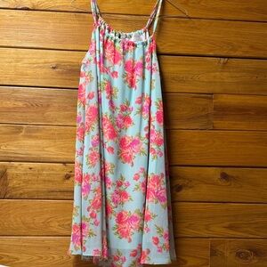 NYMPHE Floral Pink and Green Dress🎉